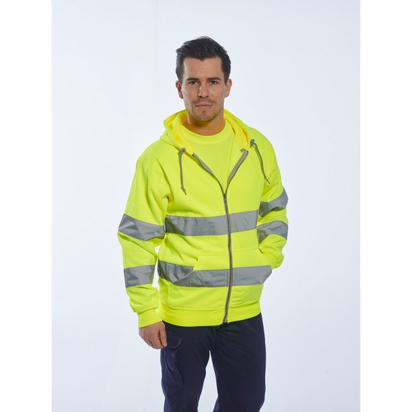 Portwest Hi-Vis vetoketjuhuppari - 7