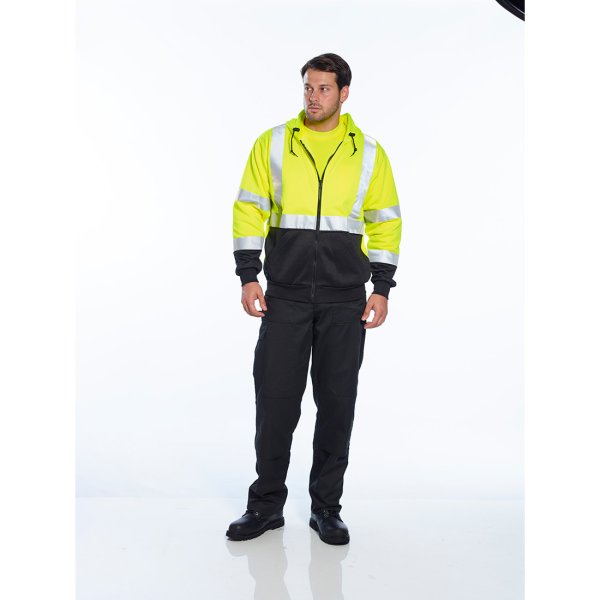 Portwest Hi-Vis vetoketjuhuppari - 17