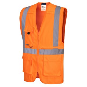 Portwest Hi-Vis Esimiesliivi sis. taskun tablettitietokoneelle - 19