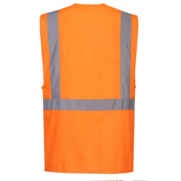 Portwest Hi-Vis Esimiesliivi sis. taskun tablettitietokoneelle - 7