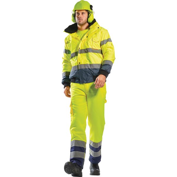 Portwest Hi-Vis Kontrasti Bomber-takki - 57