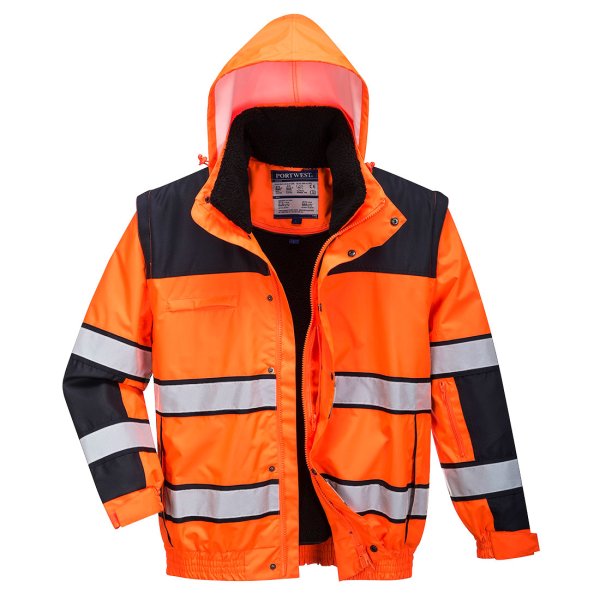 Portwest Klassinen Hi-Vis Bomber-takki - 1