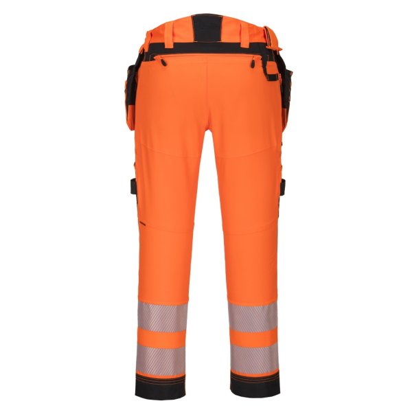 Portwest DX4 Hi-Vis Joustohousut irrotettavilla riipputaskuilla - 7