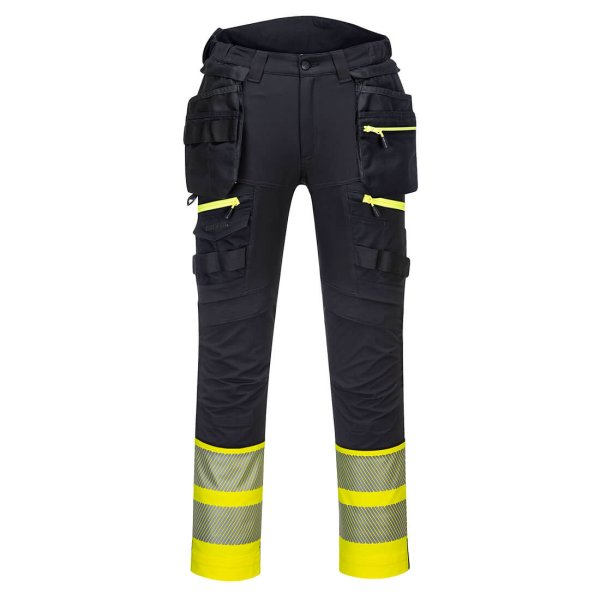 Portwest DX4 Hi-Vis Riipputaskuhousut (luokka 1) - 1