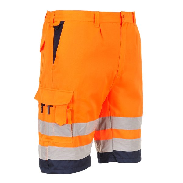 Portwest Hi-Vis Poly-Puuvilla shortsit - 1