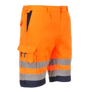 Portwest Hi-Vis Poly-Puuvilla shortsit - 17