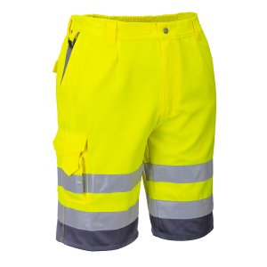 Portwest Hi-Vis Poly-Puuvilla shortsit - 19