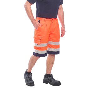 Portwest Hi-Vis Poly-Puuvilla shortsit - 23