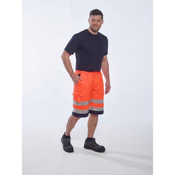 Portwest Hi-Vis Poly-Puuvilla shortsit - 11