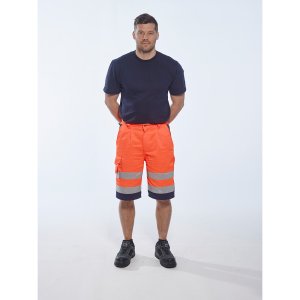 Portwest Hi-Vis Poly-Puuvilla shortsit - 27