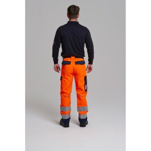 Portwest Modaflame oranssi/navy RIS housut - 113