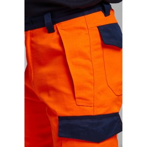 Portwest Modaflame oranssi/navy RIS housut - 123