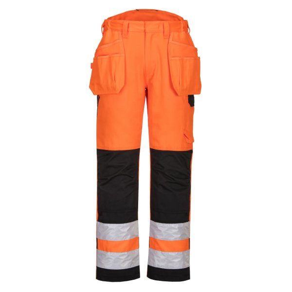 Portwest PW2 Hi-Vis Riipputaskuhousut - 1