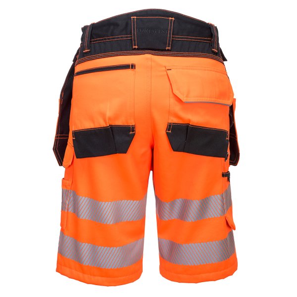 Portwest PW3 Hi-Vis riipputaskushortsit - 6