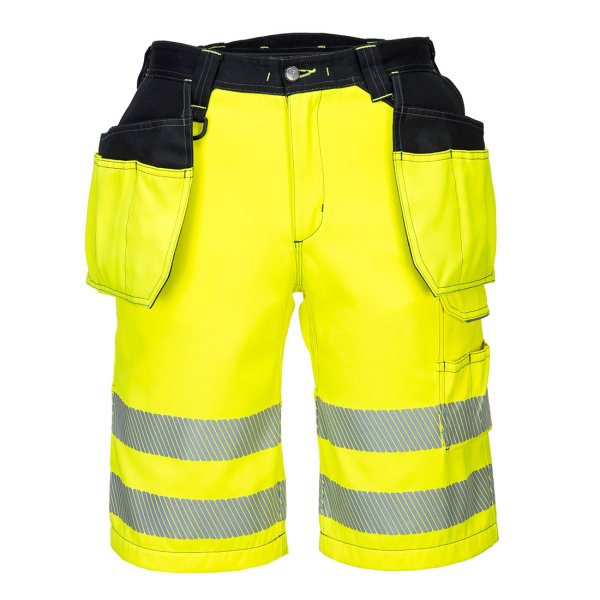 Portwest PW3 Hi-Vis riipputaskushortsit - 8