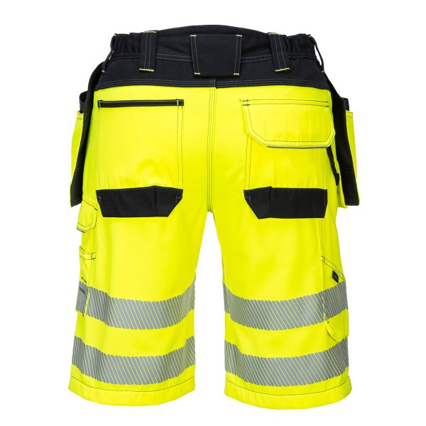 Portwest PW3 Hi-Vis riipputaskushortsit - 14