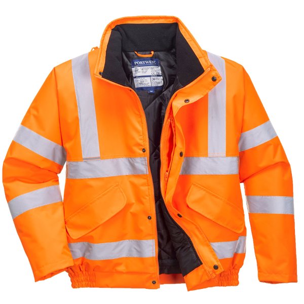 Portwest Hi-Vis Bomber-takki RIS - 1