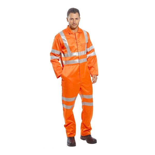 Portwest Hi-Vis Polyesteri-Puuvilla Haalarit RIS - 11