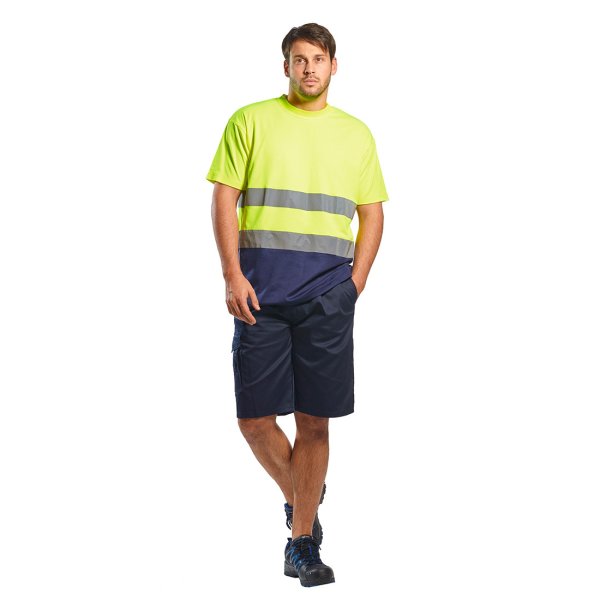 Portwest 2-sävy Cotton Comfort-t-paita - 15