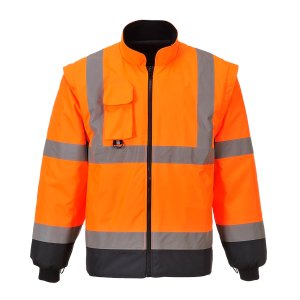 Portwest Hi-Vis 7-in-1 kaksiväri Traffic-Takki - 31