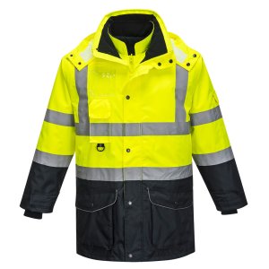 Portwest Hi-Vis 7-in-1 kaksiväri Traffic-Takki - 37