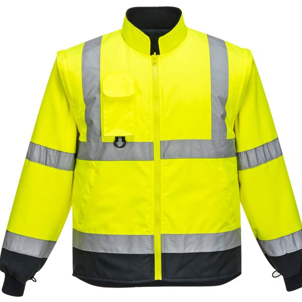 Portwest Hi-Vis 7-in-1 kaksiväri Traffic-Takki - 13