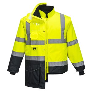 Portwest Hi-Vis 7-in-1 kaksiväri Traffic-Takki - 51