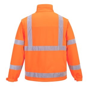 Portwest Irrotettavahihainen Hi-Vis Softshell takki (3L) - 17