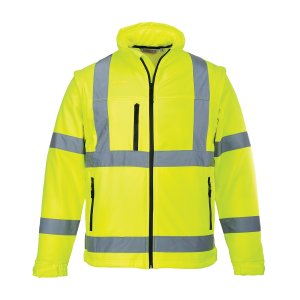 Portwest Irrotettavahihainen Hi-Vis Softshell takki (3L) - 19