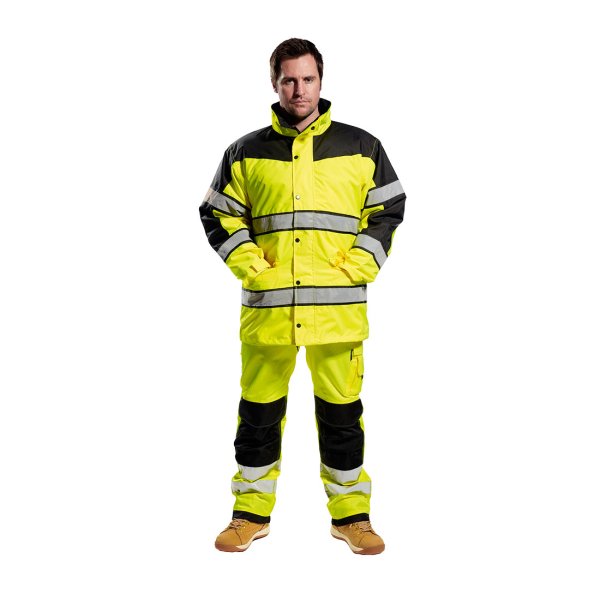 Portwest Klassinen Hi-Vis kaksisävytakki - 7