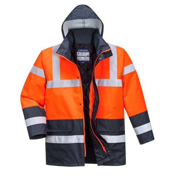 Portwest Hi-Vis kontrasti Traffic-takki - 1