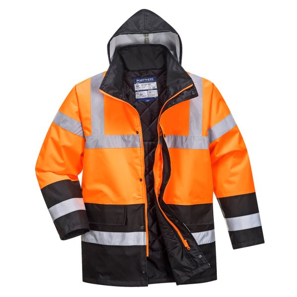 Portwest Hi-Vis kaksisävy Traffic-takki - 1