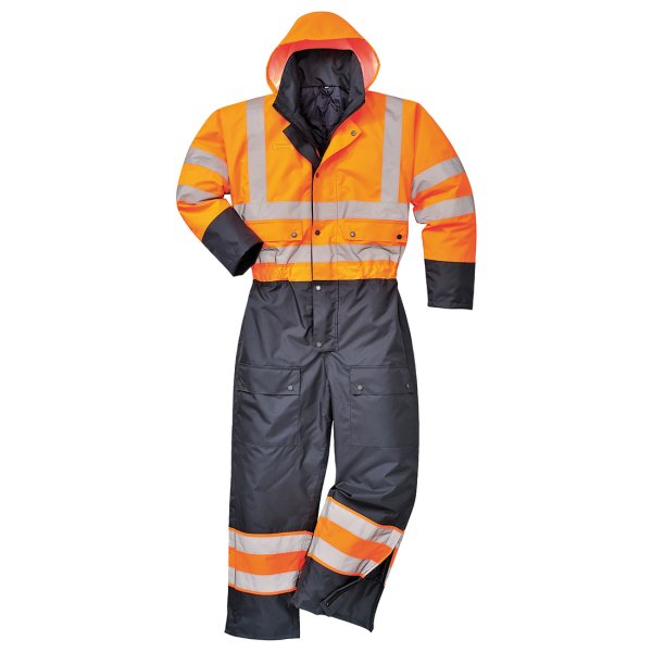 Portwest Hi-Vis Vuorelliset haalarit - Kontrastiväritys - 1