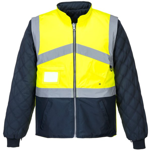 Portwest Hi-Vis 2-Sävy Takki- Käännettävä - 11