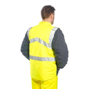 Portwest Hi-Vis 2-Sävy Takki- Käännettävä - 51