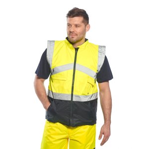 Portwest Hi-Vis 2-Sävy Takki- Käännettävä - 53