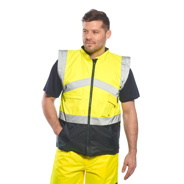 Portwest Hi-Vis 2-Sävy Takki- Käännettävä - 25