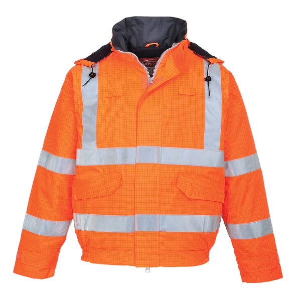 Portwest Bizflame Hi-Vis palosuojattu Talvi-Bomber-takki - 1