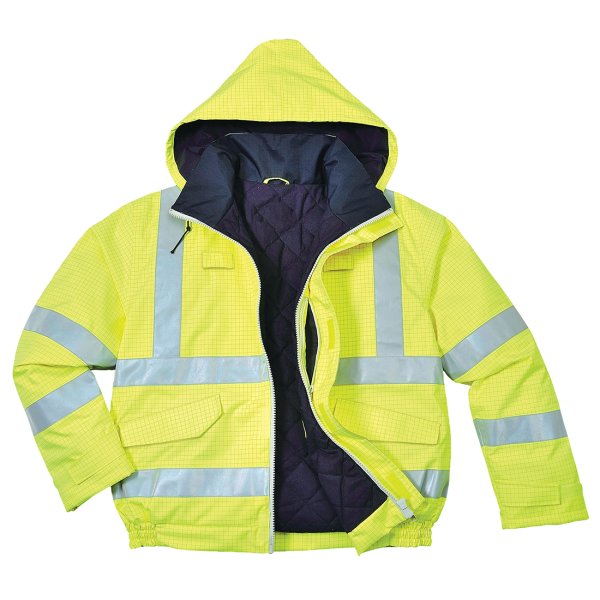 Portwest Bizflame Hi-Vis palosuojattu Talvi-Bomber-takki - 3