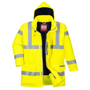 Portwest Bizflame Hi-Vis Antistaattinen FR-sadetakki. - 7