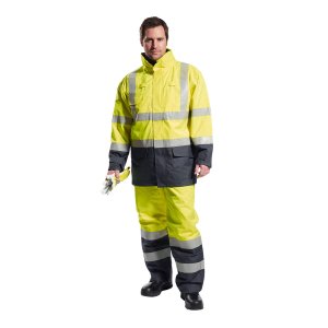 Portwest Bizflame Hi-Vis vuorellinen multinormiparkatakki - 45