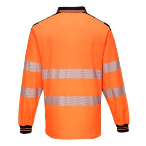 Portwest PW3 Pitkähihainen Hi-Vis poolopaita - 19