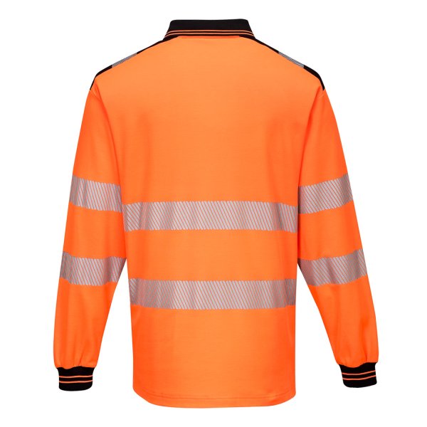 Portwest PW3 Pitkähihainen Hi-Vis poolopaita - 3