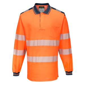 Portwest PW3 Pitkähihainen Hi-Vis poolopaita - 21