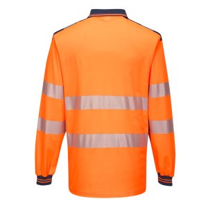 Portwest PW3 Pitkähihainen Hi-Vis poolopaita - 23