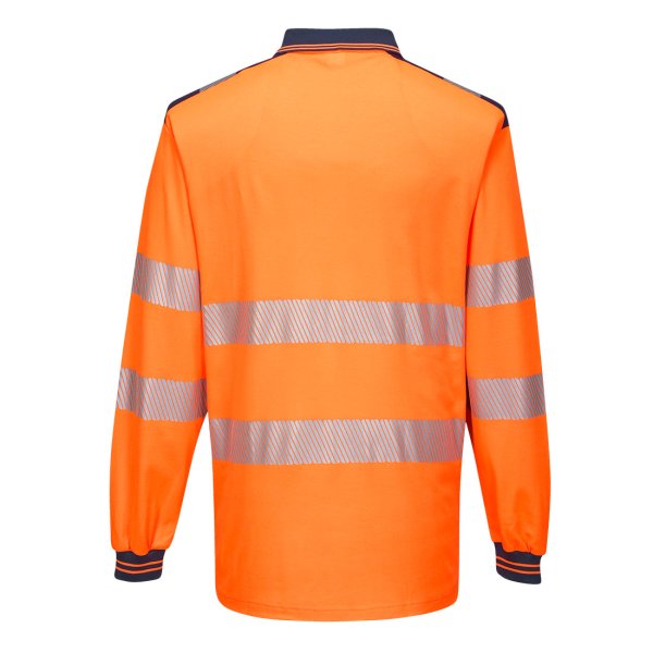 Portwest PW3 Pitkähihainen Hi-Vis poolopaita - 7