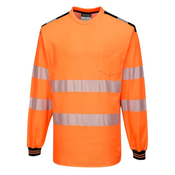 Portwest PW3 Hi-Vis Pitkähihainen t-paita - 1