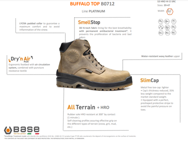 Base BUFFALO TOP Turvasaapas S3 HRO CI HI SRC - 3