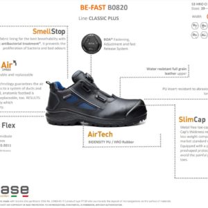 Base BE-FAST Turvakenkä S3 HRO CI HI SRC - 6