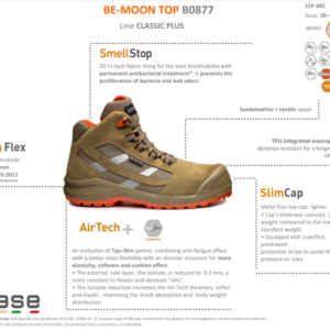 Base BE-MOON TOP Turvakengät S1P SRC - 6